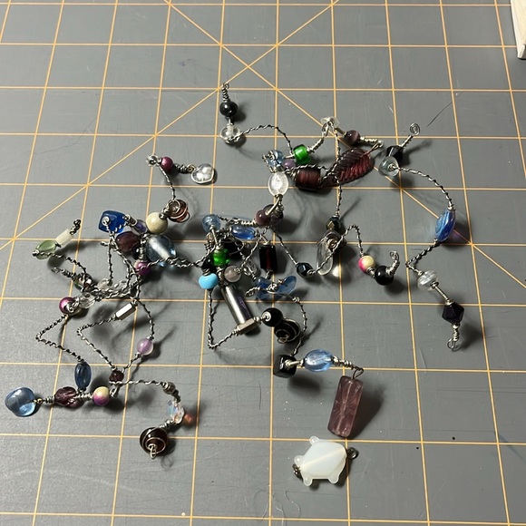 Vintage lot of jewelry beads pieces, African beads - Picture 7 of 7